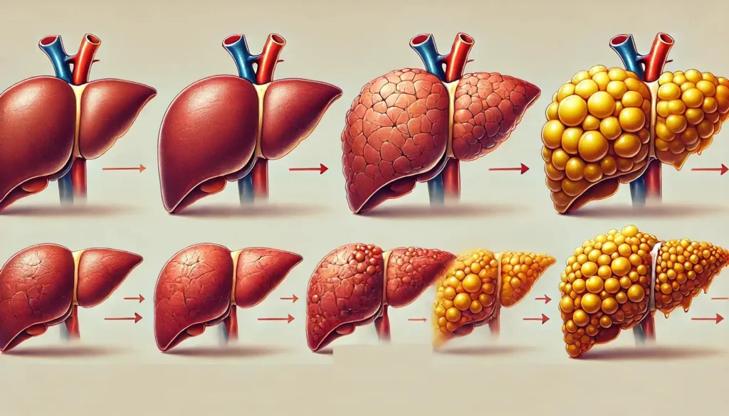 Karaciğer Yağlanmasının Evreleri